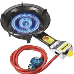 quemador para gas propano nuevo en su caja incluye manguera con regulador