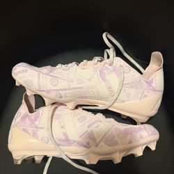 Pink 9.5 Adidas Electric II Cleats 
