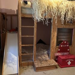 Surf shack custom designed Kids Bedl