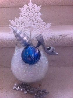 Unique one of a kind holiday centerpiece