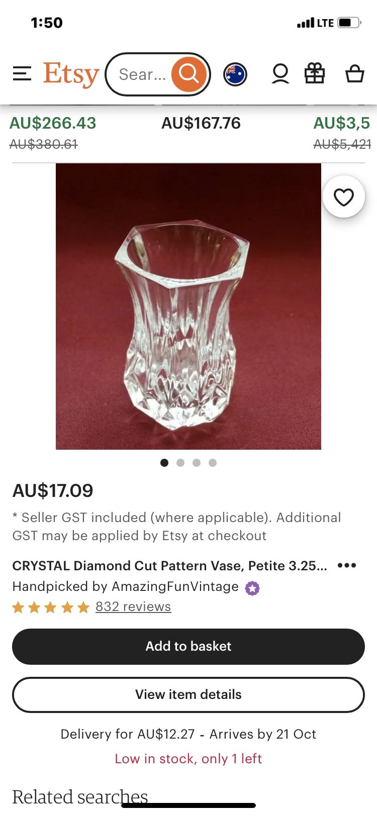 Crystal Vase