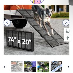 Portable Extra Wide Lightweight Dog Ramp 