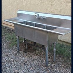 3 compartment sink