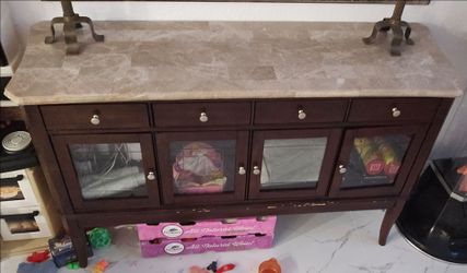 Buffet table