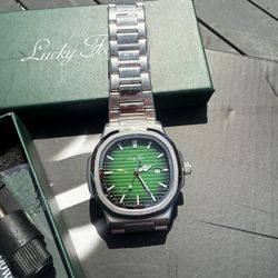 Lucky Fours Caspian Stainless Steel Watch