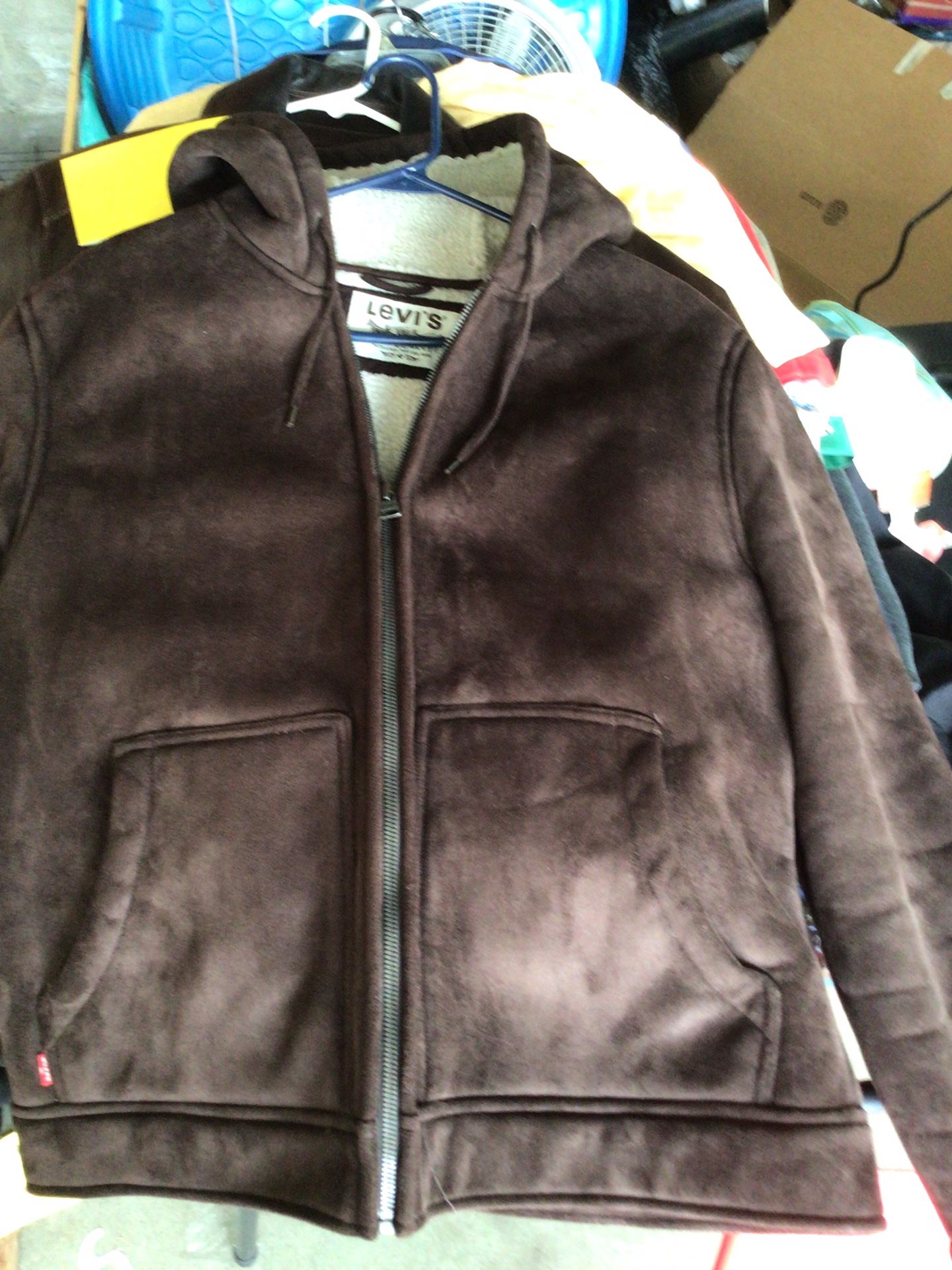 Levi’s “ VINTAGE “ Coffee Color “ - ULTRA BUTTERY SOFT! Warm! - BRAND NEW COND- KEPT IN PLASTIC- First $100 Cash