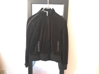 Black suede jacket