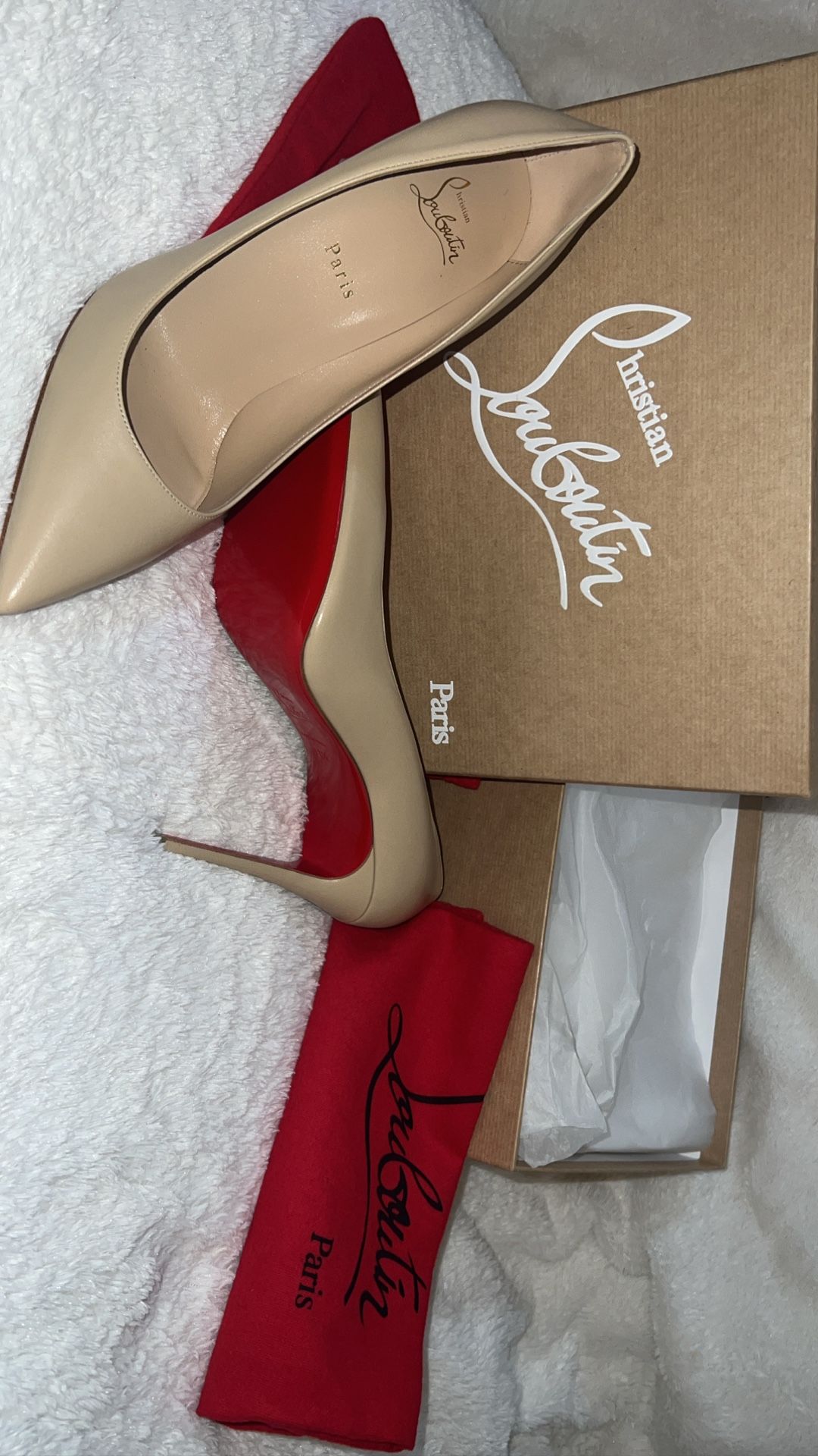 Christian Louboutin Heels Red Bottoms Brand New 