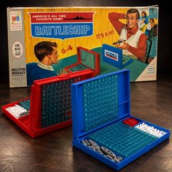Vintage 1967 Milton Bradley Battleship Game #4730 Original USA