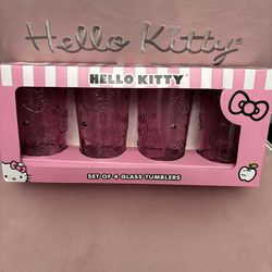 Hello Kitty Glass Cups