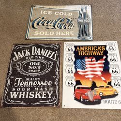 Tin signs
