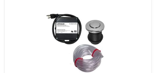 Disposer air switch double outlet with 3" cord