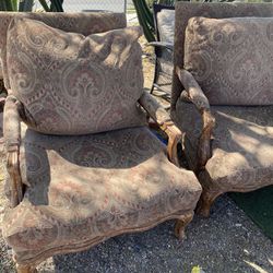 Vintage Feather Chairs
