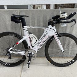 Specialized Shiv Triathlon (Sm) W/ Race Wheels & Extras