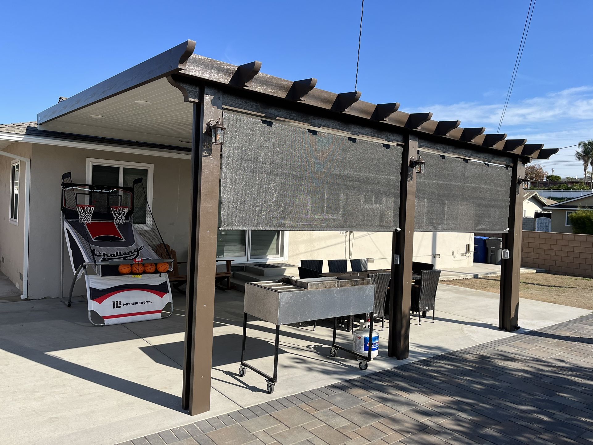 15x17 Solid Aluminum Patio Cover for Sale in Santa Ana, CA OfferUp