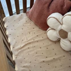 Rainbow Crib Sheet And Change Table Cover 