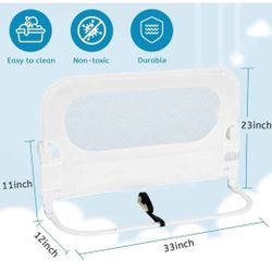 Y- STOP Bed Rail for Toddlers Convertible Toddler Bed Rails for Crib, 