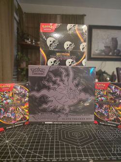 Pokémon TCG Pitch Black Lot: Booster Box + Pokémon Center ETB + 2 Booster Bundle