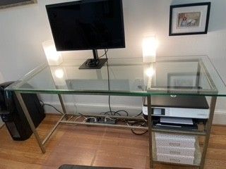 Glass Desk