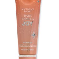 VICTORIA’S SECRET BARE VANILLA JOY SHIMMER FRAGRANCE BODY LOTION CREAM 8 oz NEW