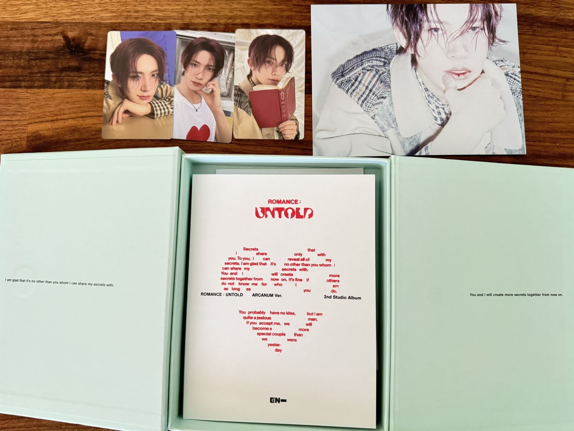 Enhypen Heeseung Romance Untold 3 PhotoCard Album Target