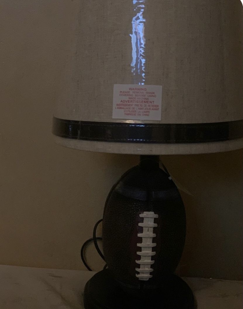 Brand New Football Table Lamp.