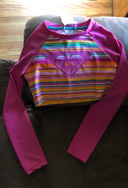 ROXY rash guard shirt size xS 5-7 and a S size 8-10