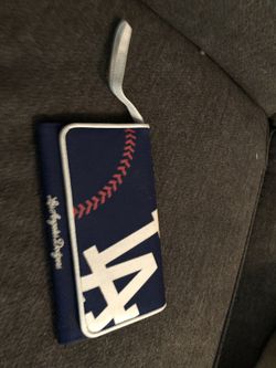 Dodgers wristlet