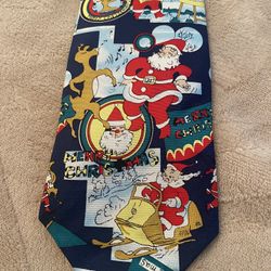 Cape Cod 100% silk Christmas tie