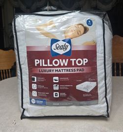 Sealy Pillow Top Luxury Mattress Pad King