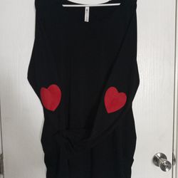 Women's Heart Long Sleeves Shirt 2x