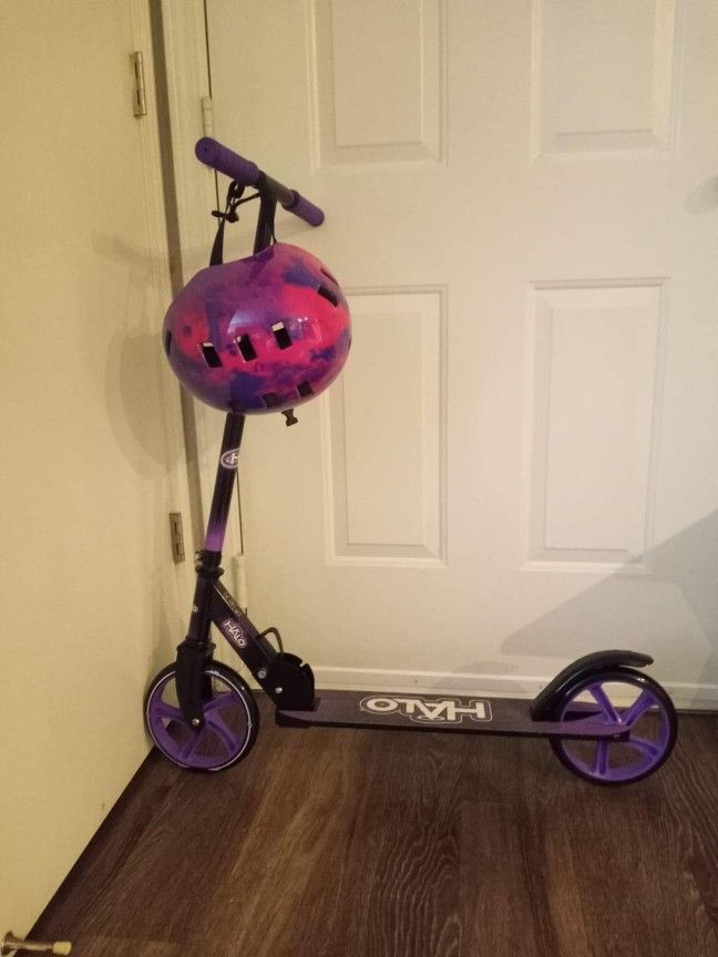 Halo Scooter And Helmet