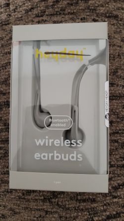Bluetooth enabled wireless earbuds