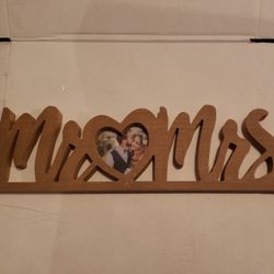 Mr Mrs Table Picture Frame 