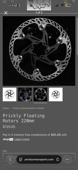 Prickly Floating Rotors 220mm