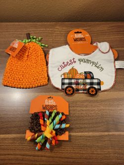 Little Wishes Baby Fall Pumpkin Set *All for $5*