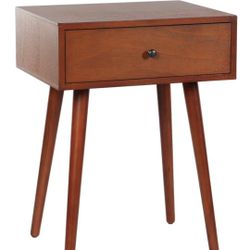 Walnut Rectangle Side Tables 