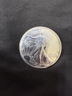 1991 Silver American Eagle Coin