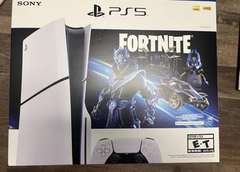 PlayStation 5 Slim Console Digital Edition - Fortnite Cobalt Star Bundle - PlayStation 5