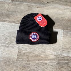 Canada Goose Black Beanie - Authentic, Brand New with Bag