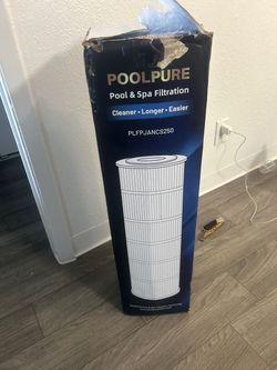POOLPURE PLFPJANCS250 Pool Filter Cartridge 250 Sq Ft Replacement for Jandy CS250