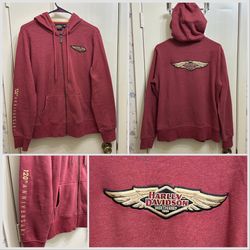 Harley Davidson 120th Anniversary Full Zip Hoodie Womens Size Large