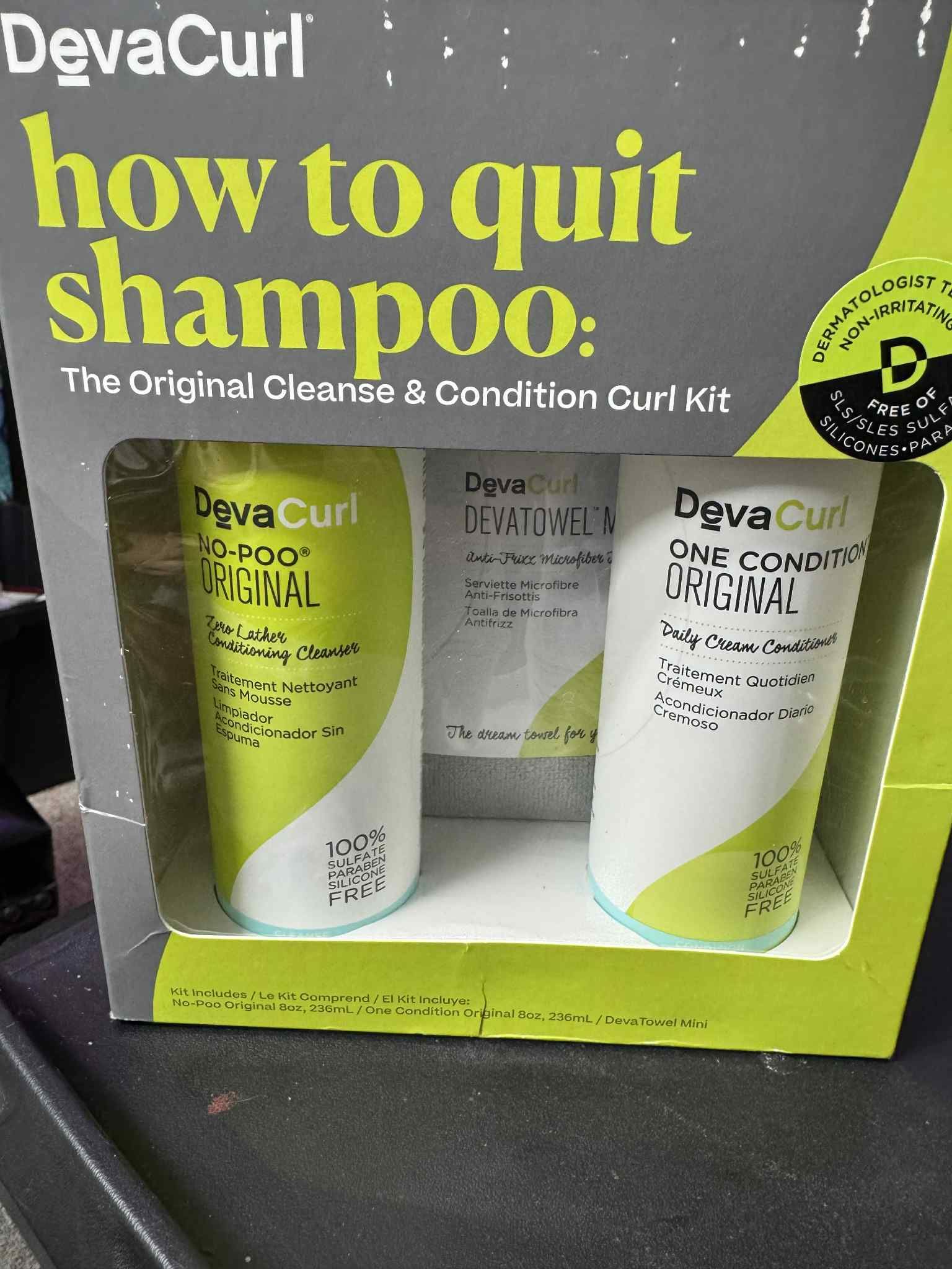 Diva Curl - No-Poo Shampoo/Conditioner Starter Kit