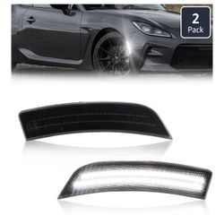 LED Front Side Marker Lights Assembly for Subaru 2022-2025 BRZ, Toyota 2022-2025 GR86