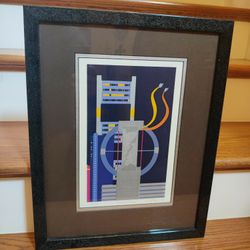 Adrienne Tamara Beck Spacescape Pop Art Serigraph - Signed

