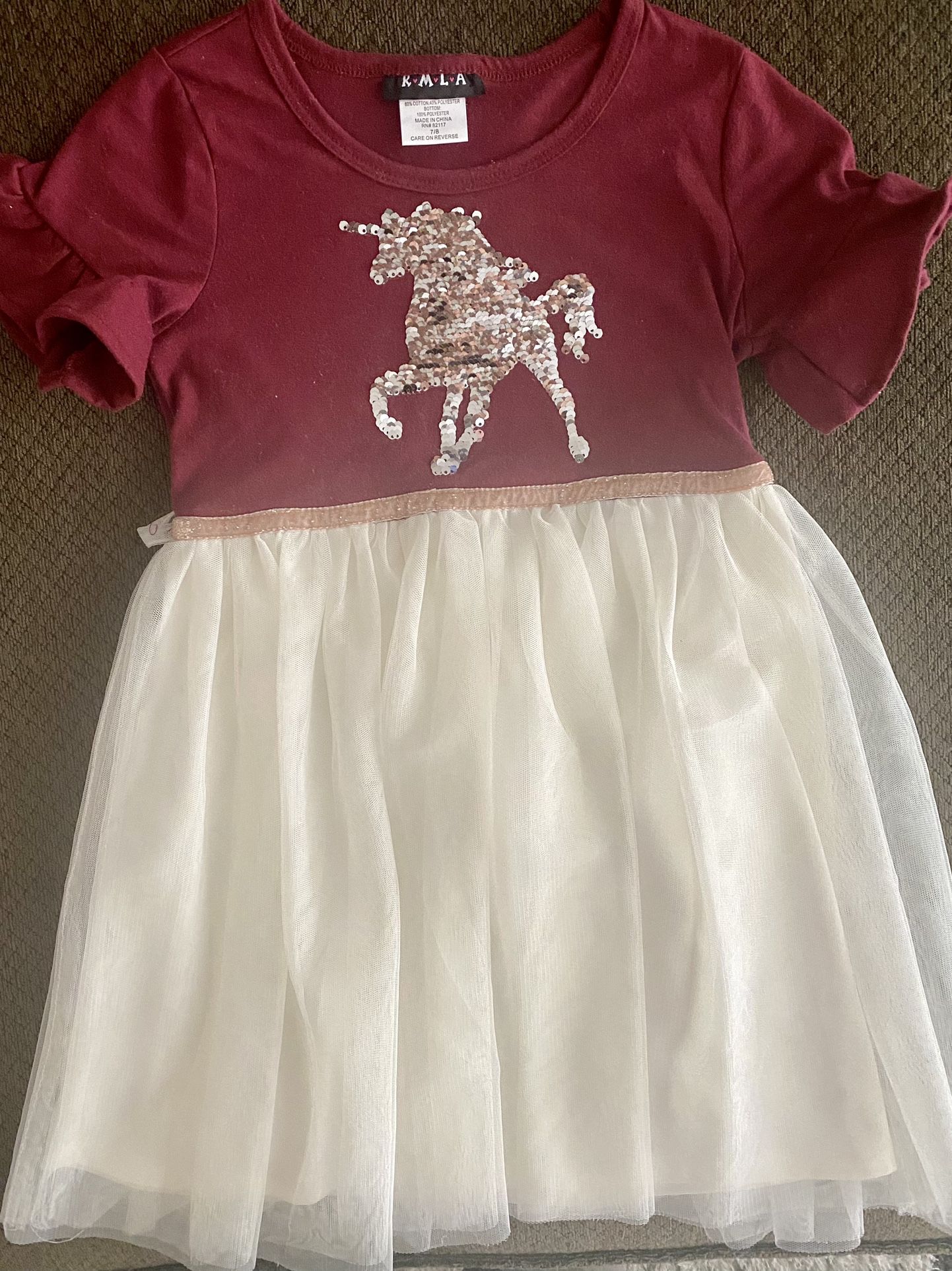 Unicorn Girls Dress 