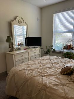 Ethan Allen Dresser and mirror