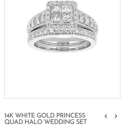 14k Gold  1.5 Carat Women’s Bridal Set 