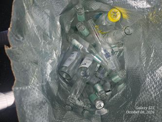 Free glass soda  bottles