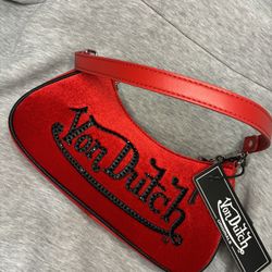 Von Dutch Red & Black Bag 